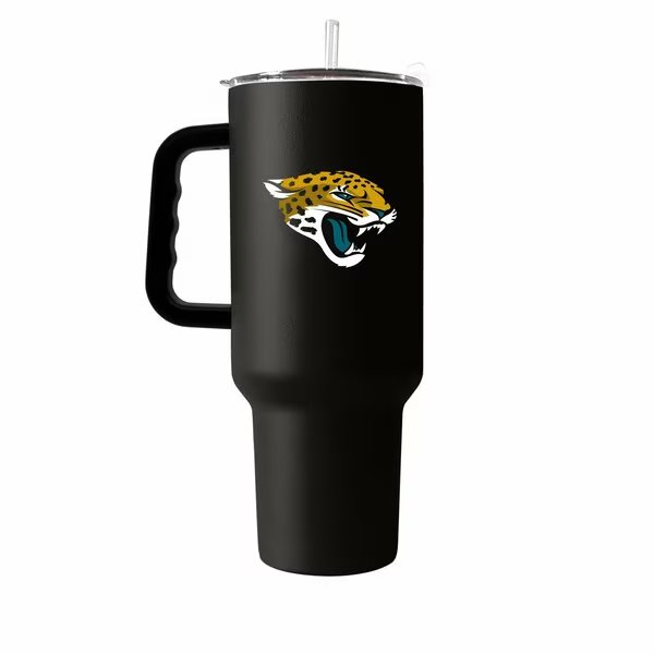 Jacksonville Jaguars 40oz Flipside Powder Coat Tumbler, Logo Brands, Mfr#: 615-S40PT-34